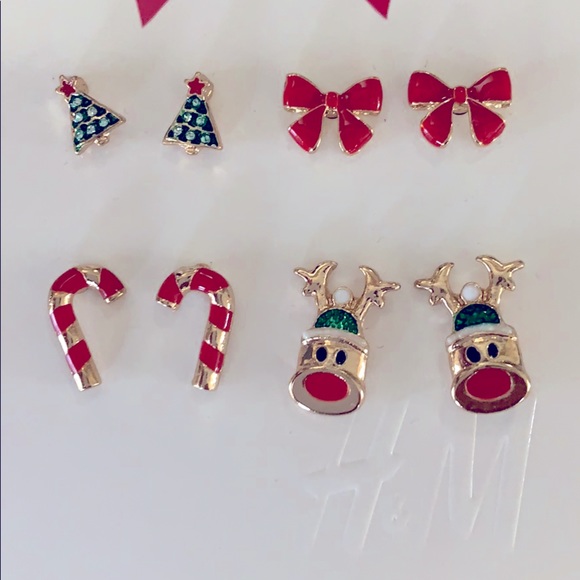 NEW H&M Holiday Earrings!🎄🎄🎄 - Picture 1 of 4